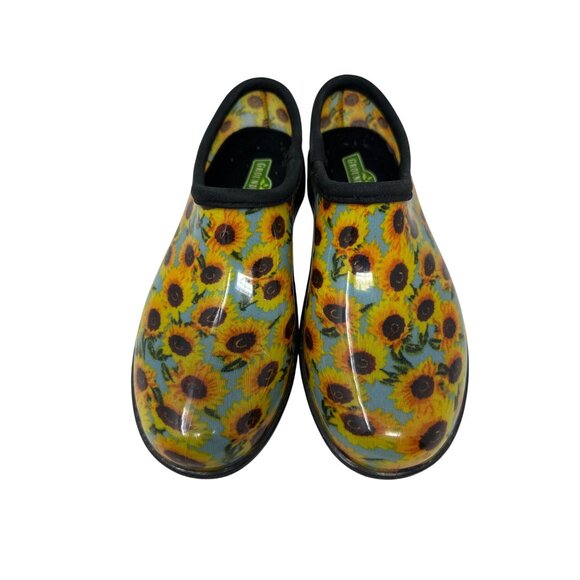 GroundWork Womens Slip-On Waterproof Garden Clogs With Black Soles Size 9M - Picture 5 of 10